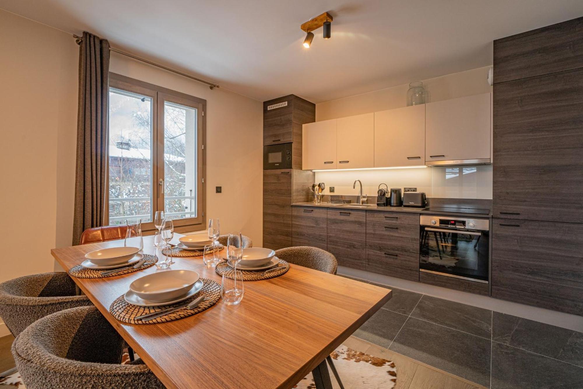 Perle Blanche - Brand New 2 Bedroom Apartment Perfectly Located Chamonix Ngoại thất bức ảnh