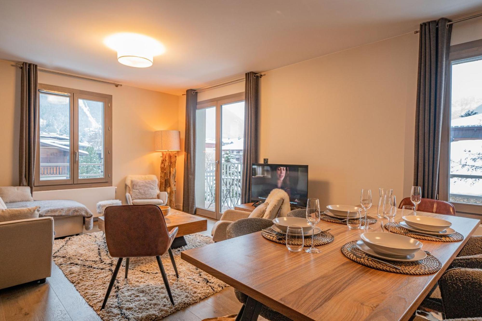 Perle Blanche - Brand New 2 Bedroom Apartment Perfectly Located Chamonix Ngoại thất bức ảnh